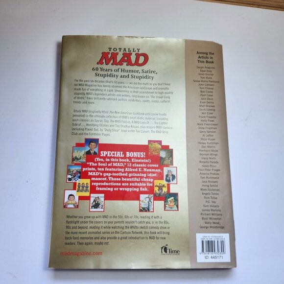 Totally MAD Magazine 60 Years of Humor 2012 HC with 12 Classic MAD Cover Prints - Picture 16 of 16